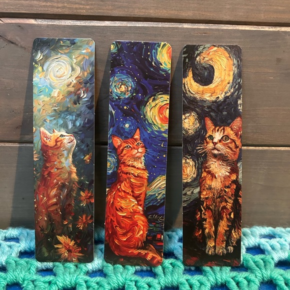Other - 3/$20 Cat Bookmark Set